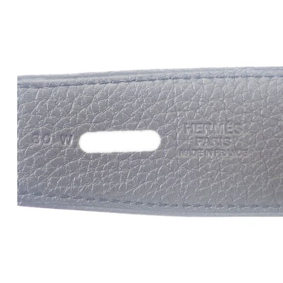 Hermes Constance Reversible 80 Belt Togo Vauchamonie Black Silver Hardware main image 10